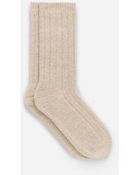 ARKET - Cashmere-Blend Rib Socks - Lyst