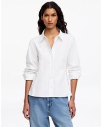 ARKET - Fitted Cotton Poplin Shirt - Lyst