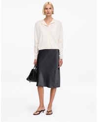 ARKET - Satin Slip Skirt - Lyst