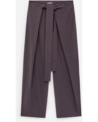 ARKET - Wrap-Detail Tailored Trousers - Lyst
