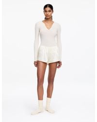ARKET - Stretch Silk Shorts - Lyst
