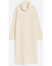 ARKET - Roll-Neck Wool Dress - Lyst