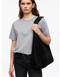 ARKET - Slouchy Split Suede Bag - Lyst