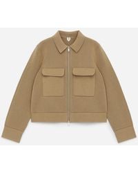 ARKET - Knitted Cotton Jacket - Lyst