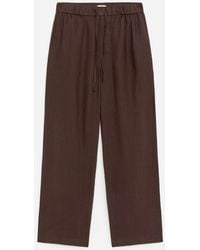 ARKET - Relaxed Linen Trousers - Lyst