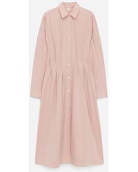 ARKET - Pleated Shirt Dress - Lyst