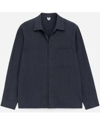ARKET - Tencel Blend Canvas Overshirt - Lyst