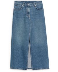 ARKET - Maxi Denim Skirt - Lyst