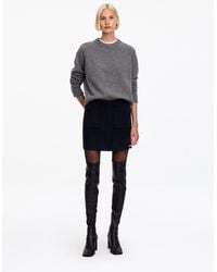 ARKET - Double-Faced Wool-Blend Mini Skirt - Lyst