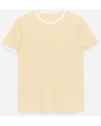 ARKET - Contrast-Binding T-Shirt - Lyst