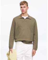 ARKET - Cotton Silk Blend Polo Shirt - Lyst