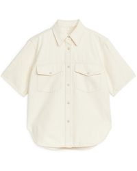 ARKET - Short-sleeve Denim Shirt - Lyst