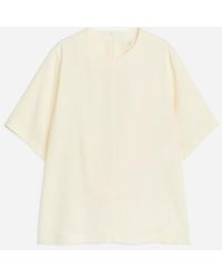 ARKET - Back-Zip T-Shirt - Lyst