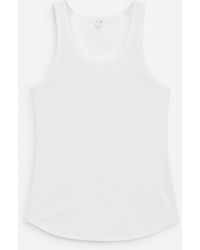 ARKET - Sheer Cotton Tank Top - Lyst