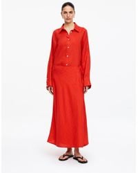 ARKET - Linen Wrap Skirt - Lyst
