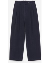 ARKET - High-Waist Corduroy Trousers - Lyst