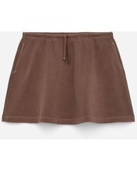 ARKET - Terry Mini Skirt - Lyst