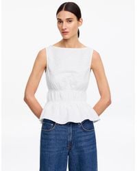 ARKET - Seersucker Smock Top - Lyst