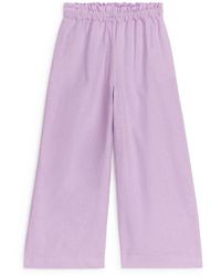 ARKET - Relaxed Linen Trousers - Lyst