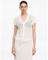 ARKET - Crochet Cardigan - Lyst