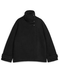 ARKET - Fuzzy Wool-blend Jacket - Lyst