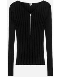 ARKET - Half-Zip Rib Jumper - Lyst