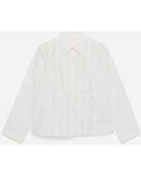 ARKET - Frill Blouse - Lyst