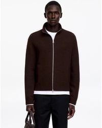 ARKET - Wool Zip Cardigan - Lyst