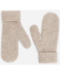 ARKET - Wool-Alpaca Blend Mittens - Lyst
