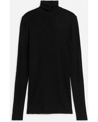 ARKET - Roll-Neck Wool Top - Lyst