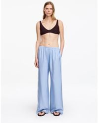 ARKET - Silk Twill Trousers - Lyst