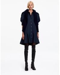 ARKET - Cotton Peplum Shirt Dress - Lyst