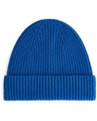 ARKET - Rippstrick-Wollbeanie - Lyst