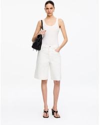 ARKET - Long Denim Shorts - Lyst
