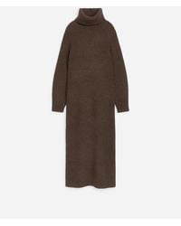 ARKET - Roll-Neck Wool Dress - Lyst