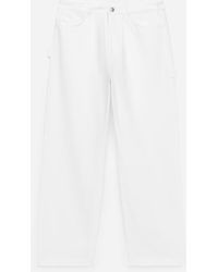 ARKET - Relaxed Canvas Trousers - Lyst