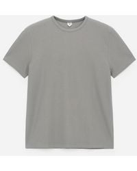 ARKET - Fitted Cotton T-Shirt - Lyst
