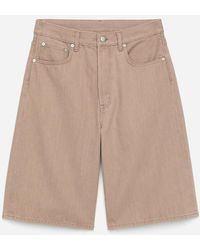 ARKET - Long Denim Shorts - Lyst