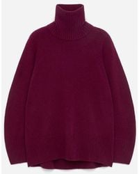 ARKET - Pure Cashmere Roll-Neck Jumper - Lyst
