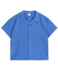 ARKET - Linen-blend Resort Shirt - Lyst