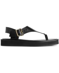 ARKET - Chunky Leather Sandals - Lyst