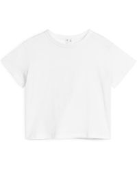ARKET - T-Shirt Mit Rundhalsausschnitt - Lyst