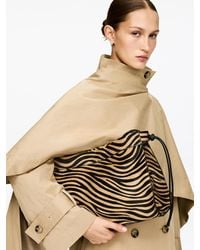ARKET - Zebra-Print Leather Shoulder Bag - Lyst