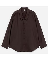 ARKET - Silk Twill Shirt - Lyst