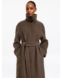 ARKET - Wool-Blend Belted Coat - Lyst