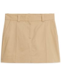 ARKET - Cotton Mini Skirt - Lyst