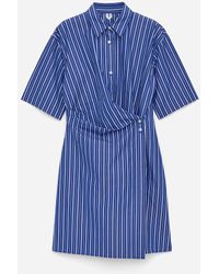 ARKET - Wrap Shirt Dress - Lyst