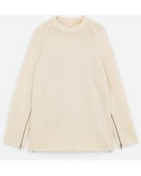 ARKET - Zip-Detail Wool Jumper - Lyst