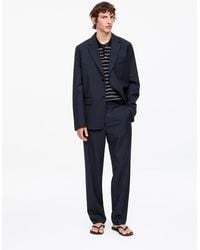 ARKET - Relaxed Lightweight Wool Trousers - Lyst