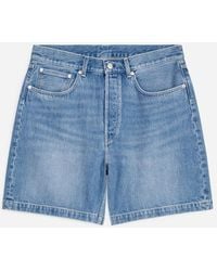 ARKET - Relaxed Denim Shorts - Lyst
